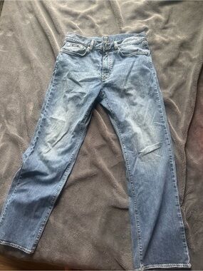 Boss Men's Light Blue Relaxed Fit Jeans